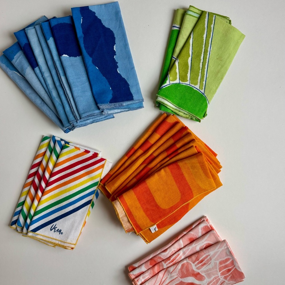 Vera Neumann Colorful Vintage Napkins Set